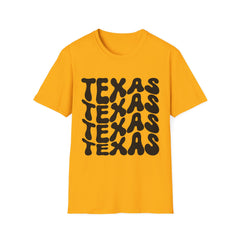 Texas Printed English quotes Graphic Unisex Softstyle T-Shirt - Stylish Casual Wear for Texas Lovers