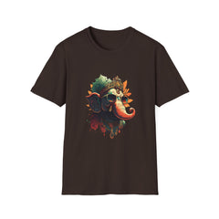 Devotional  Printed T-Shirt | Unisex Softstyle Tee for Spiritual Seekers