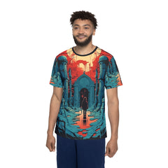 Skeleton Sports Jersey for Active Men - Unique Graphic Premium Tee for Gym and Casual Wear
