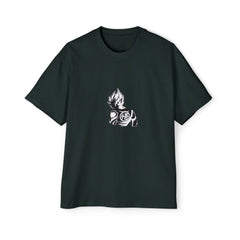 Men's Heavy Oversized DRAGON Tee with Bold Graphic Design