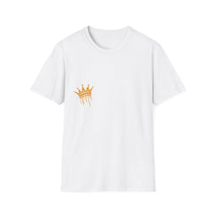 Crowned Drip Unisex Softstyle Girls T-Shirt - Casual Cool for Everyday Wear