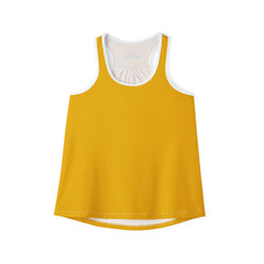 Sunny Vibes Women's Tank Top - Bright Yellow Summer Apparel