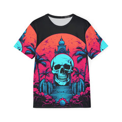 Men's Sports Premium Jersey - Vibrant Skull Design for Game Day Adventure