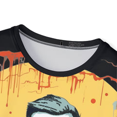 Men's Sports Jersey Premium - Skull Graphic Tee for Halloween and Unique Style