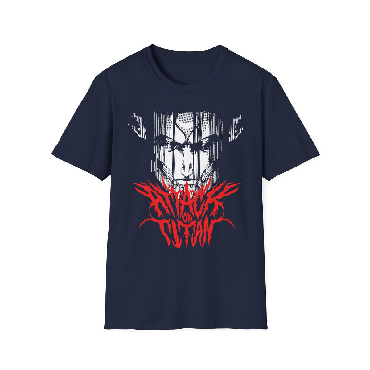 ATTACK ON TITAN ANIME  Printed T-Shirt | Unisex Softstyle Tee for Anime Fans
