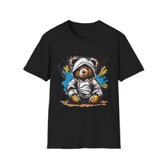 Cool Bear Art Unisex Softstyle Teddy T-Shirt | Trendy Graphic Tee for Casual Wear