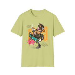 Skate Culture Graffiti Unisex Softstyle T-Shirt - Urban Vibe Graphic Tee