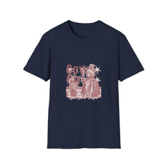 Vintage Statue of Liberty Unisex Softstyle Girls T-Shirt - Freedom & Patriotism