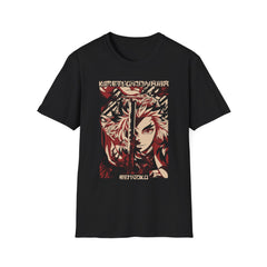 DEMONSSLAYER ANIME Printed T-Shirt - Kintesuto Sharu Hat Design