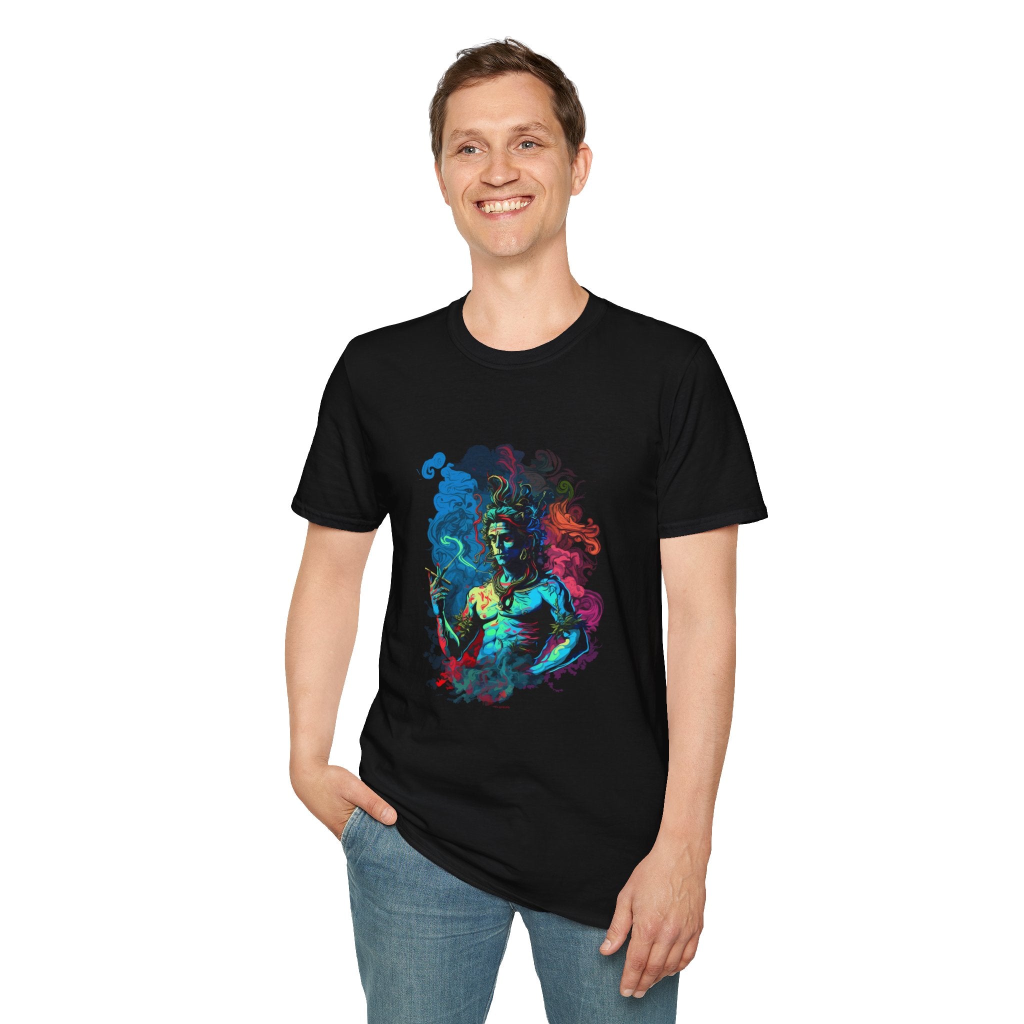 Devotional  Printed T-Shirt - Colorful Fantasy Design