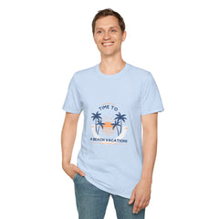 Beach Vacation Unisex Softstyle Summer T-Shirt - Perfect for Summer Getaways