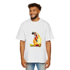 Dragon Ball Z Oversized Tee for Men - Retro Anime Graphic Tee