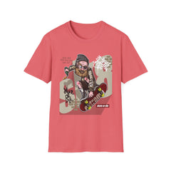 Skate or Die Unisex Graffiti Softstyle T-Shirt - Trendy Skateboard Graphic Tee