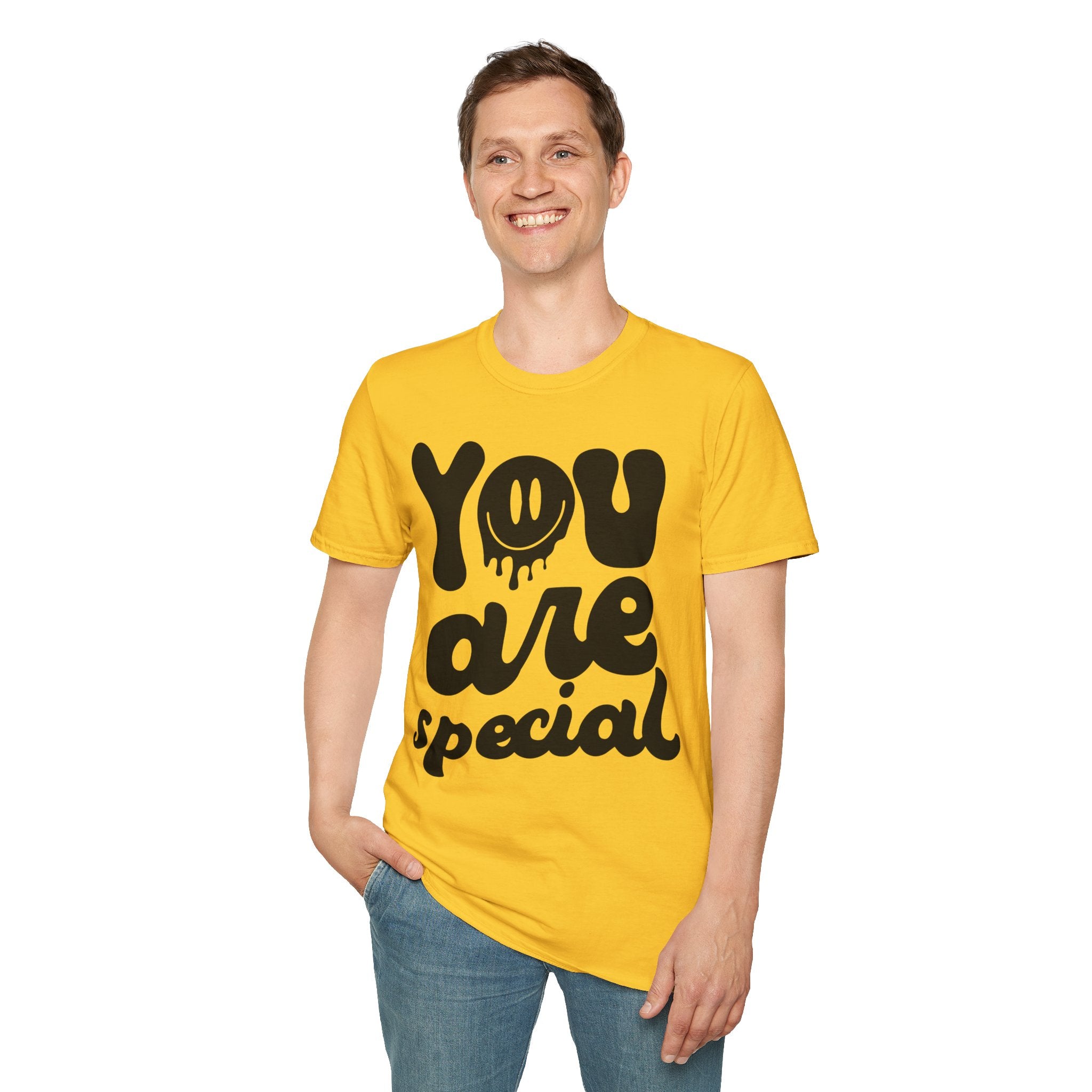 You Are Special Printed English quotes Unisex Softstyle T-Shirt - Cute Gift for Friends & Family