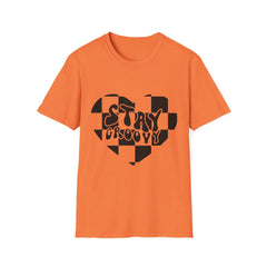 Stay Groovy Printed English quotes Unisex Softstyle T-Shirt - Retro Vibe Tee