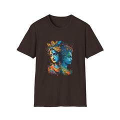 radha_krishna devotional  Printed T-Shirt - Colorful Art Tee for Creative Souls