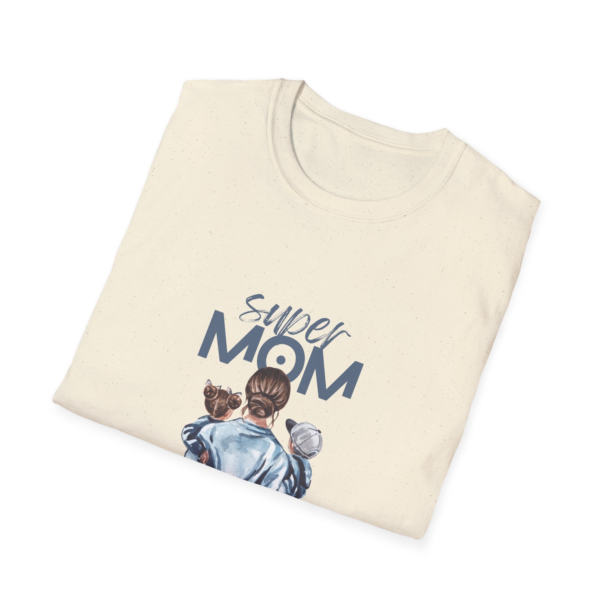 Super Mom Unisex Softstyle Parents T-Shirt – Perfect Gift for Mother's Day