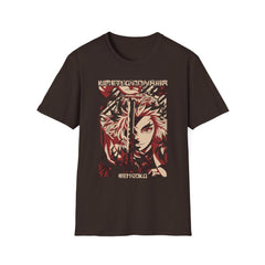 DEMONSSLAYER ANIME Printed T-Shirt - Kintesuto Sharu Hat Design