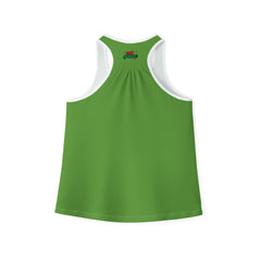 Casual Women's Green Tank Top - Perfect for Summer Days and Outdoor Fun