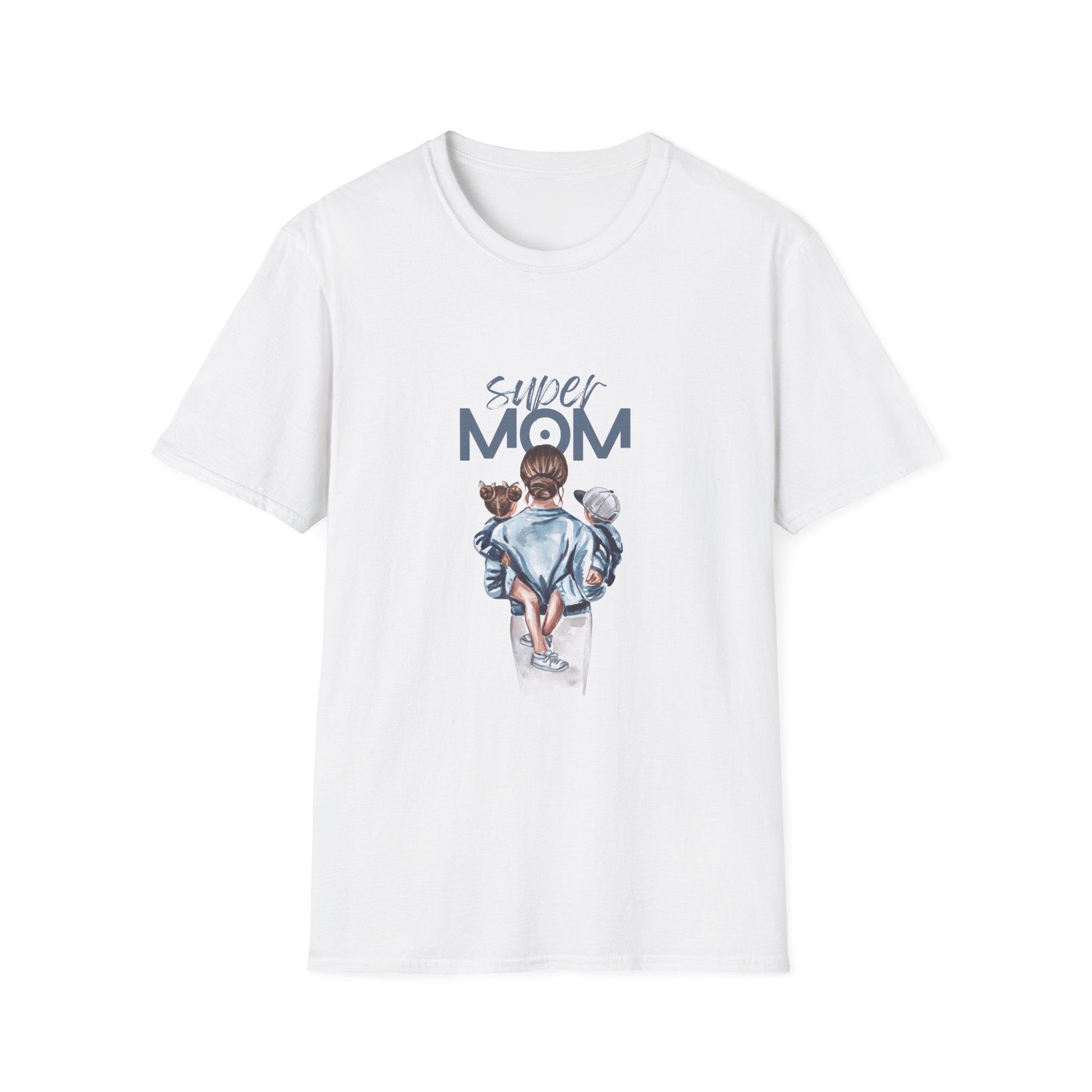 Super Mom Unisex Softstyle Parents T-Shirt – Perfect Gift for Mother's Day