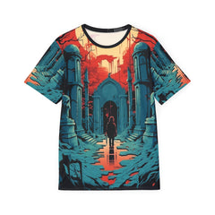 Skeleton Sports Jersey for Active Men - Unique Graphic Premium Tee for Gym and Casual Wear
