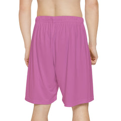 Men’s Pink Sports Shorts - Comfortable Athletic Wear for Everyday Activities
