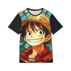 Anime-Inspired Men's Sports Premium Jersey - Fun Graphic Tee featuring Iconic Character