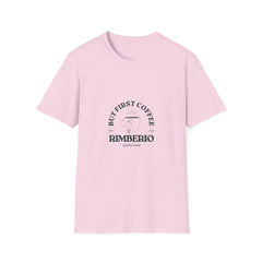 But First Coffee Unisex Softstyle Girls T-Shirt | Perfect Gift for Coffee Lovers