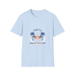 Beach Vacation Unisex Softstyle Summer T-Shirt - Perfect for Summer Getaways