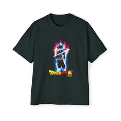 Dragon Ball Z Men's Heavy Oversized Tee - Anime Graphic Tee for Fans