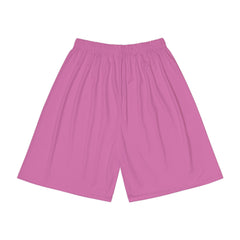Men’s Pink Sports Shorts - Comfortable Athletic Wear for Everyday Activities