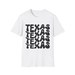 Texas Printed English quotes Graphic Unisex Softstyle T-Shirt - Stylish Casual Wear for Texas Lovers