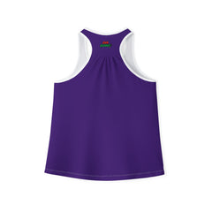 Women's Purple Active Tank Top - Stylish Workout Top for Fitness Enthusiasts