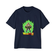 Dragon Ball Z Men's Heavy Oversized Tee - Retro Graphic Tee for Anime Fans