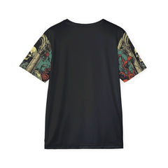 Men's Sports Premium Jersey - Gothic Skull Design for Fearless Athletes