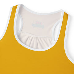 Sunny Vibes Women's Tank Top - Bright Yellow Summer Apparel
