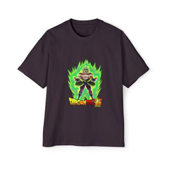 Dragon Ball Z Men's Heavy Oversized Tee - Retro Graphic Tee for Anime Fans