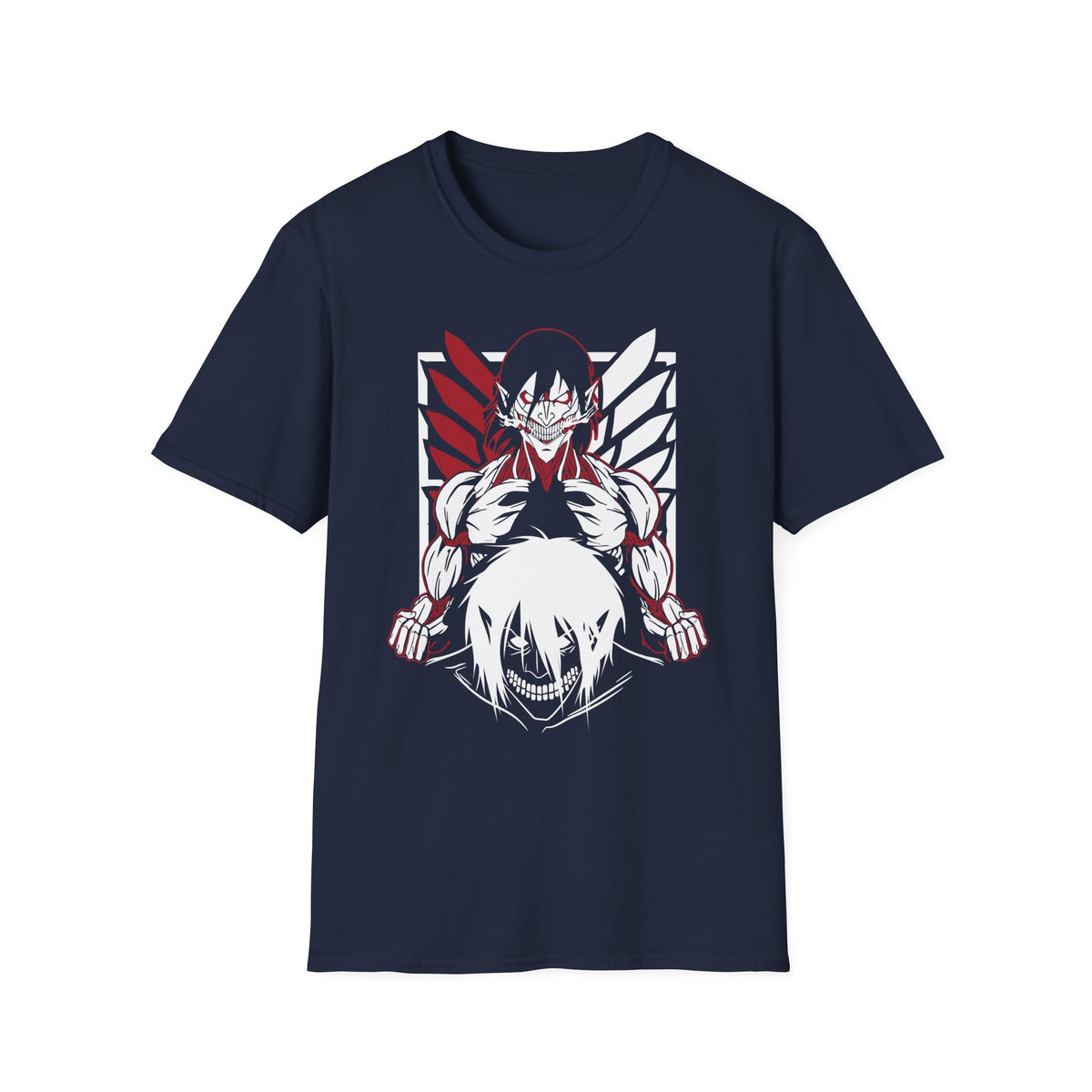 ATTACK ON TITAN ANIME  Printed T-Shirt - Bold Graphic Anime Design