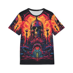 Vibrant Skull Graphic Sports Premium Jersey for Men