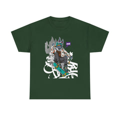Urban Rabbit Skater--Printed Graffiti