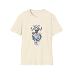 Super Mom Unisex Softstyle Parents T-Shirt – Perfect Gift for Mother's Day