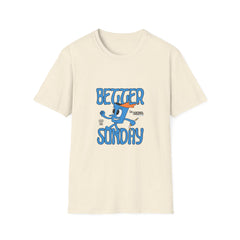 Retro 'Better Sunday' Unisex Softstyle Girls T-Shirt