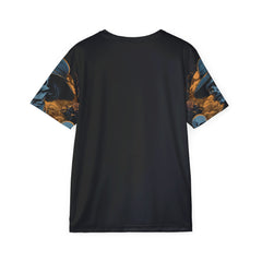 Men's Skeleton Sports Premium Jersey - Spooky Graphic Tee for Halloween and Casual Wear