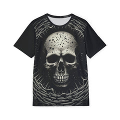 Men's Skull Sports Premium Jersey - Edgy Athletic Tee for Bold Style