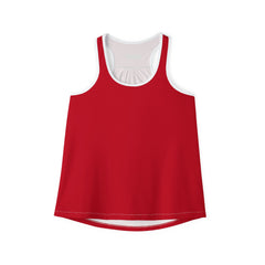 Festive Red Women's Tank Top for Summer Celebrations