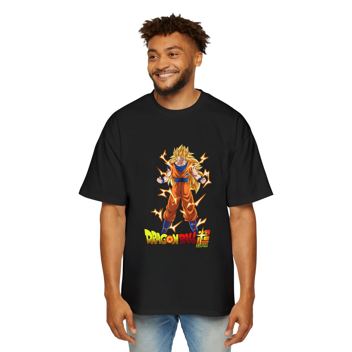 Men's Dragon Ball Z Oversized Tee - Retro Anime Style Shirt