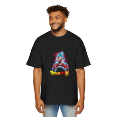 Men's Heavy Oversized Tee - Dragon Ball Z Graphic Tee for Anime Fans