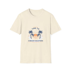 Beach Vacation Unisex Softstyle Summer T-Shirt - Perfect for Summer Getaways