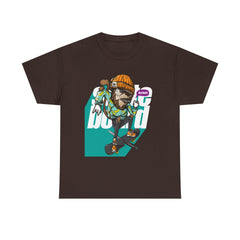 Skate Dude--Printed Graffiti