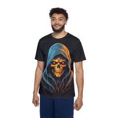 Men's Skull Sports Premium Jersey - Bold Graphic Tee for Gamers & Ghouls
